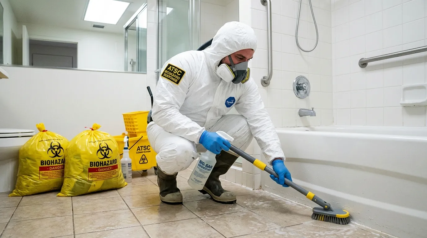 Decontamination equipment deployed for Blood Cleanup in Ashmont